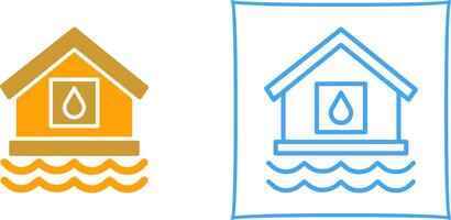 Water House Vector Icon