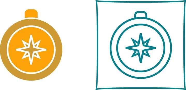 icono de vector de brújula