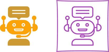 Chat Bot Vector Icon