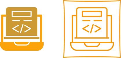Coding Vector Icon