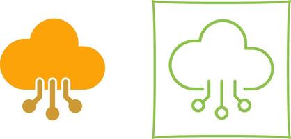 Cloud Computing Vector Icon