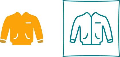 icono de vector de chaqueta