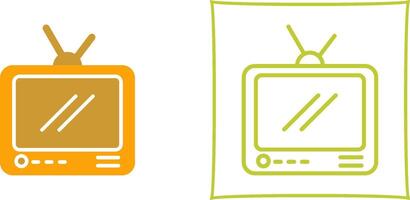 icono de vector de transmisión de televisión