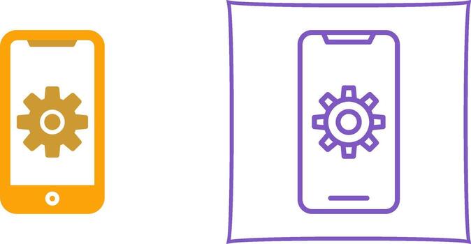 Mobile App Developing Vector Icon