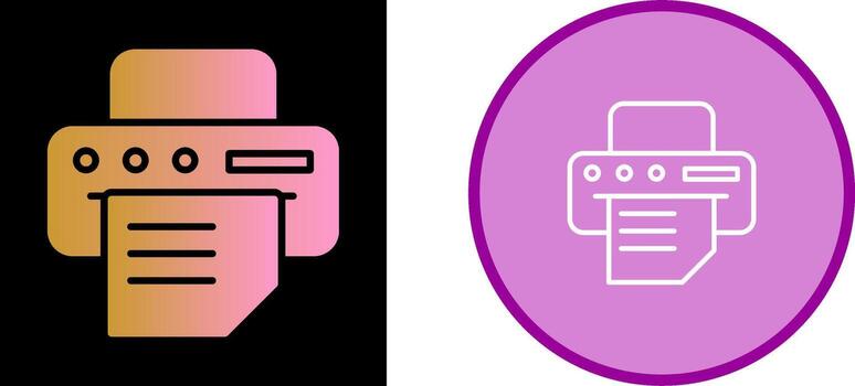 Printer Vector Icon