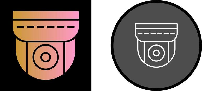 icono de vector de cámara de seguridad