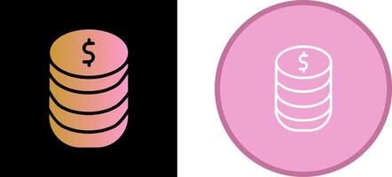 Stack Of Coins Vector Icon