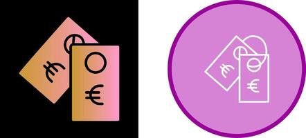 Euro Tag Vector Icon
