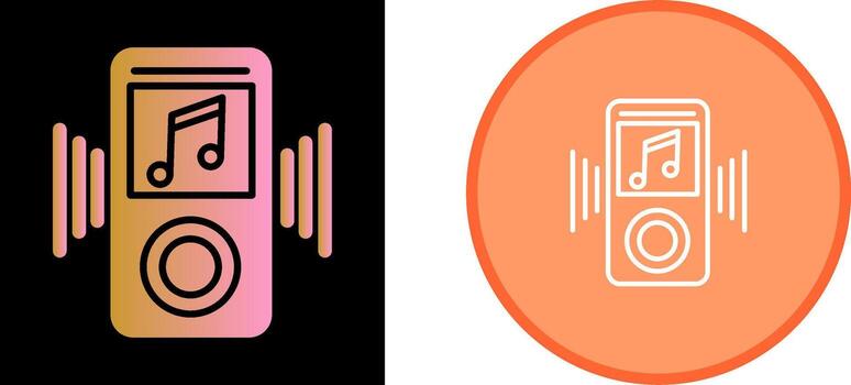 icono de vector de mp3