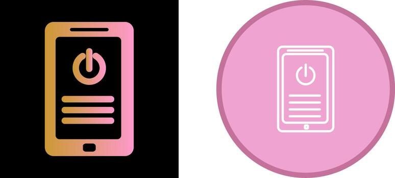 Shutdown Button Vector Icon