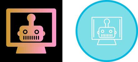 Artificial Bot Vector Icon