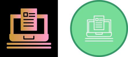 Blog Vector Icon