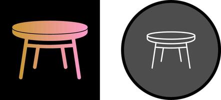 Small Table Vector Icon