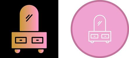 Dressing Table Vector Icon