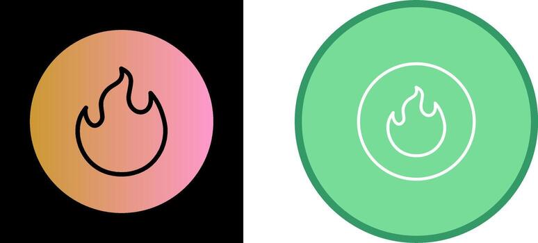 icono de vector de fuego