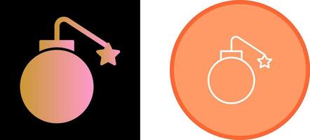 Exploding Cannon Ball Vector Icon