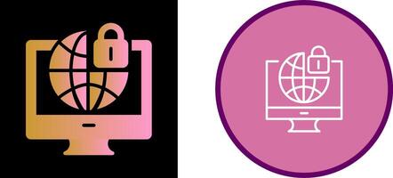 Internet Security Vector Icon