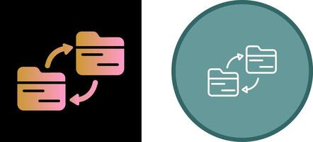 icono de vector de carpeta