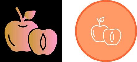 Apricot Vector Icon