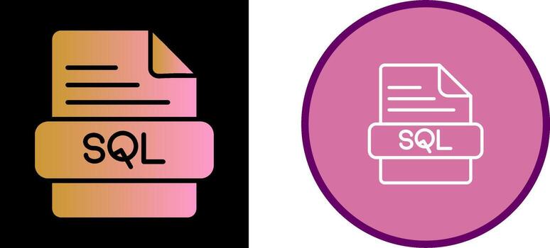 SQL Vector Icon