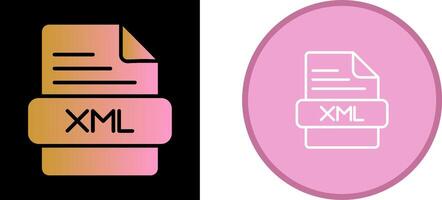 XML Vector Icon
