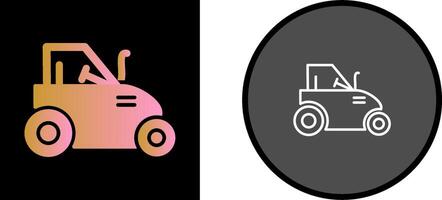 icono de vector de tractor