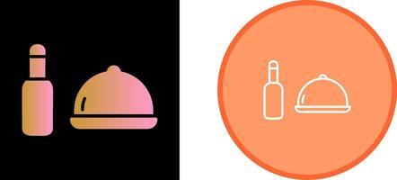 Food and Beer Vector Icon