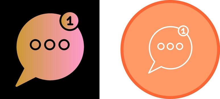 Message Bubbles Vector Icon