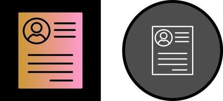 Candidate Results Vector Icon