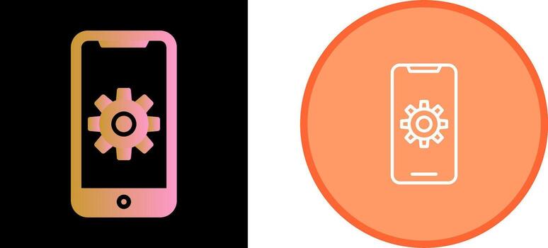 Mobile App Developing Vector Icon