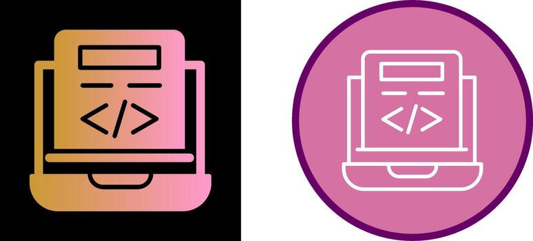 Coding Vector Icon