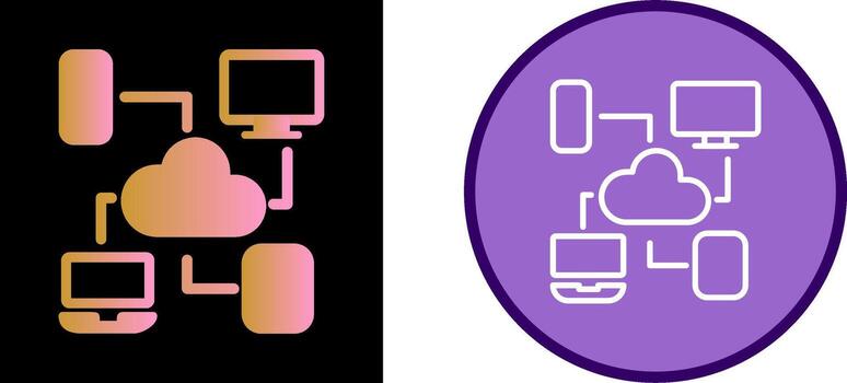 Cloud Computing Vector Icon