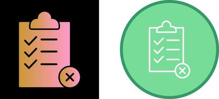 Rejected Vector Icon