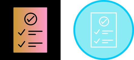 Check Up List Vector Icon