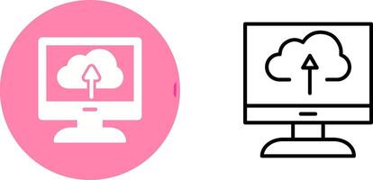 Cloud Backup Vector Icon