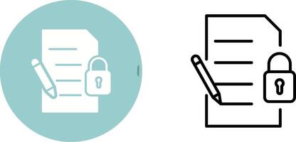 Confidentiality Vector Icon