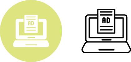 Internet Ads Vector Icon