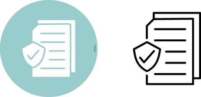 Secure Document Vector Icon