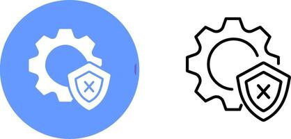 Unprotected Vector Icon
