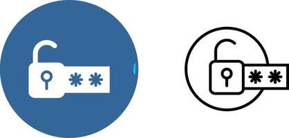 Passcode Lock Vector Icon