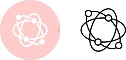 Atomic Structure Vector Icon