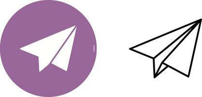 Paper Plane Vector Icon