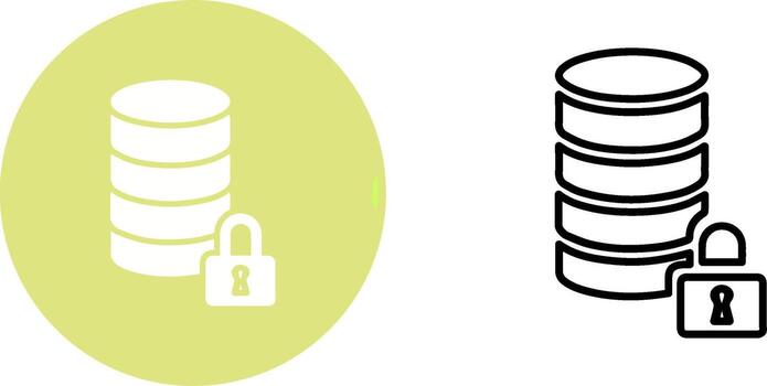 cifrado datos vector icono