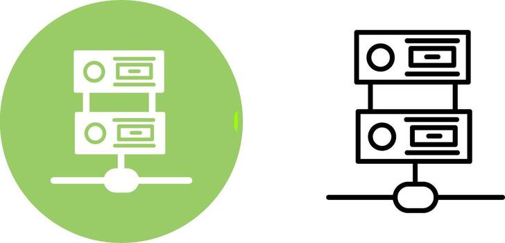 icono de vector de servidor