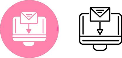 Mail Upload Vector Icon