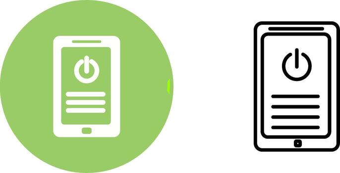 Shutdown Button Vector Icon