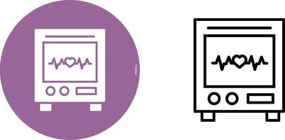 Heart Rate Machine Vector Icon