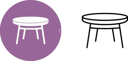 Small Table Vector Icon