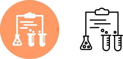 icono de vector de experimento