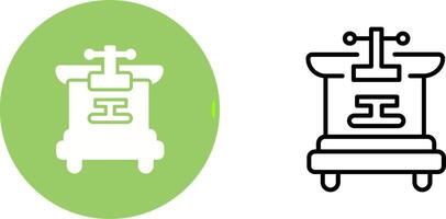 Machine Press Vector Icon